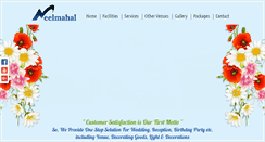 Desktop Screenshot of neelmahal.com